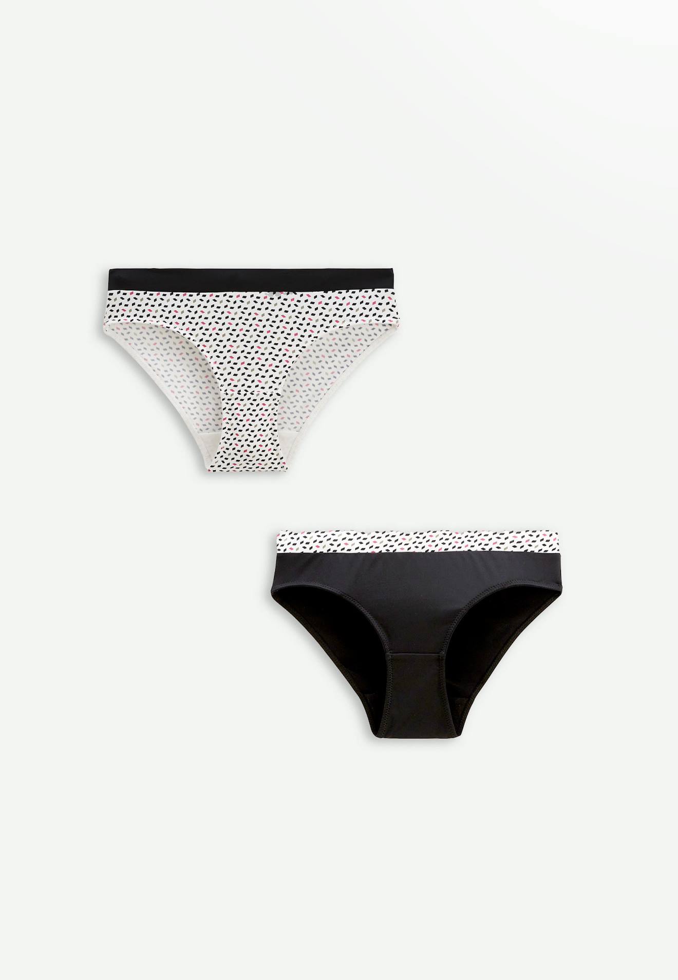 Lot De 2 Culottes Fille Toria Noir