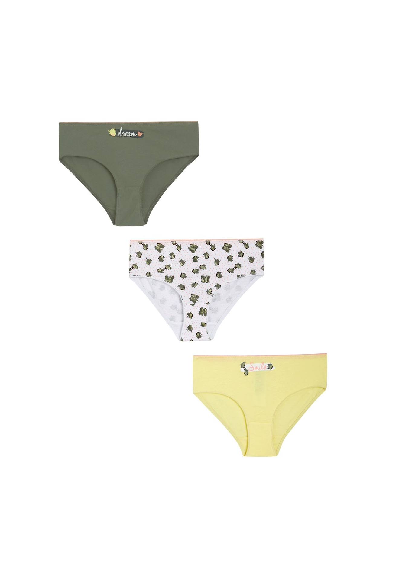 Lot De 3 Culottes Fille Peps Kaki