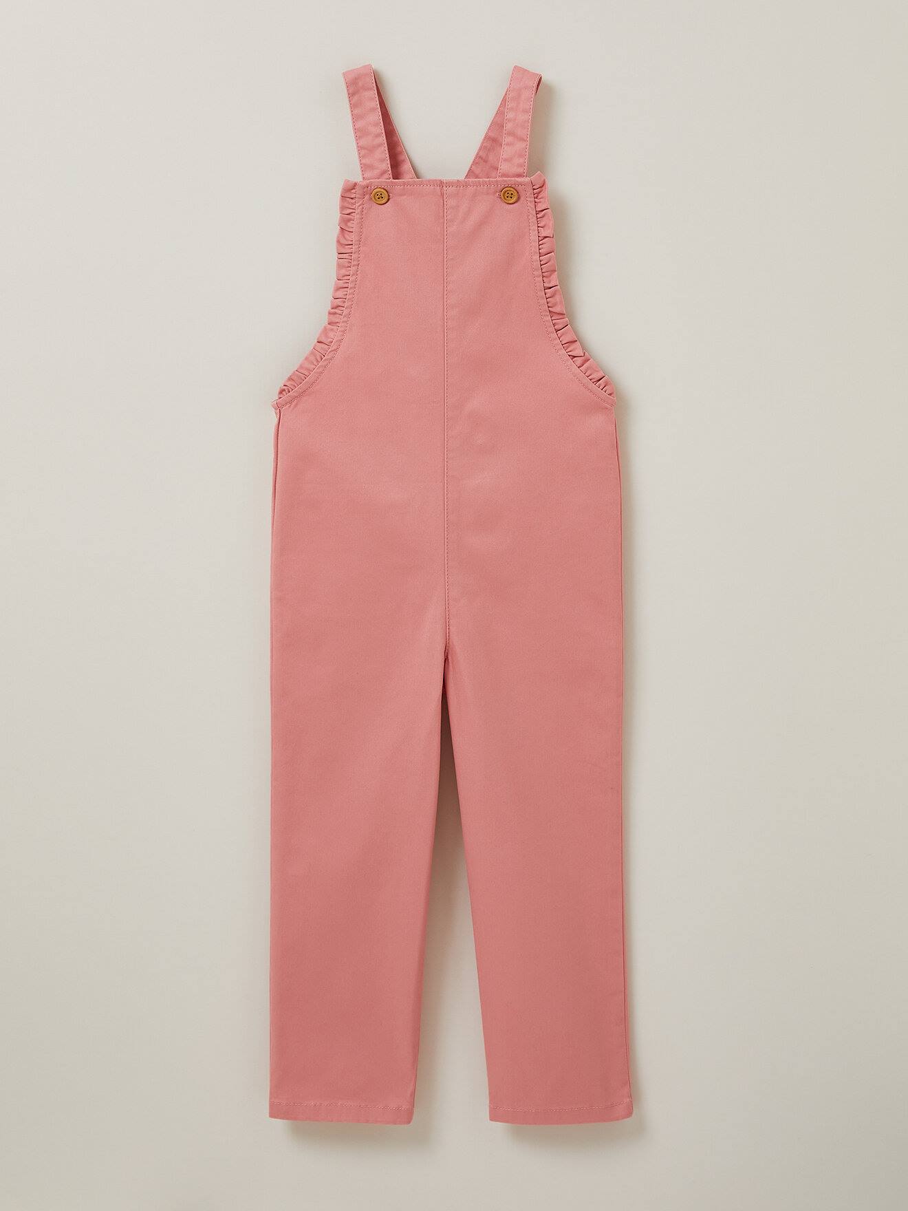 Salopette En Twill Rose The