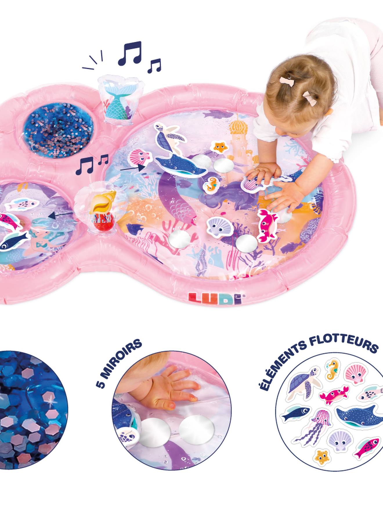Tapis d'eau marin rose (Ludi) - Image 2