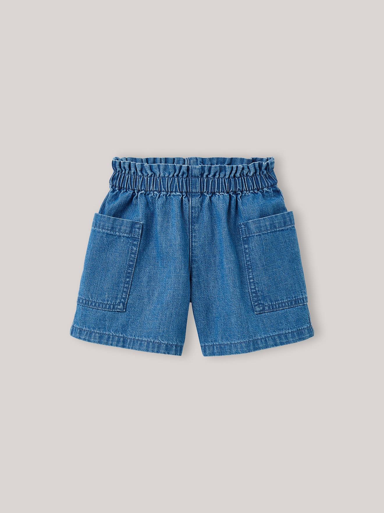 Short En Denim Light Denim Stone