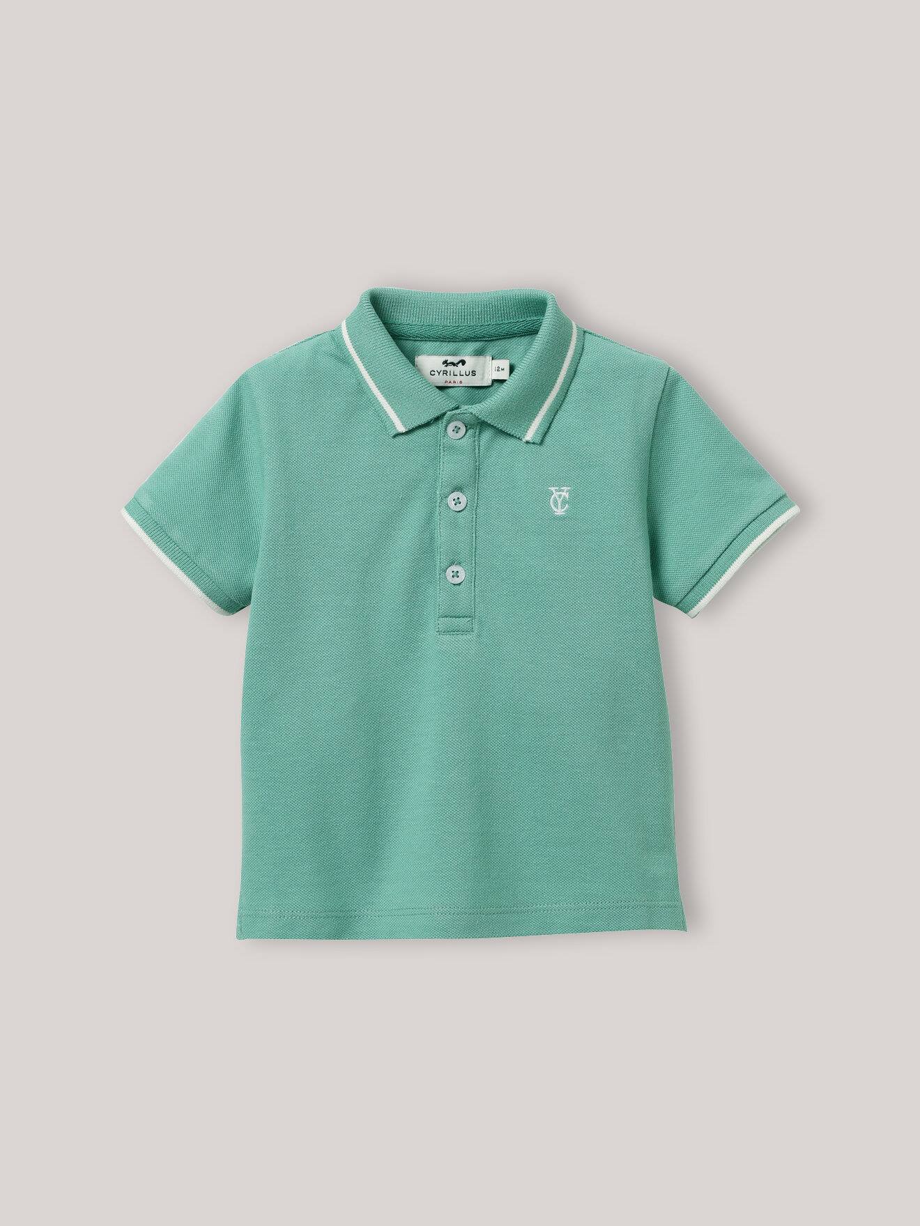 Polo En Maille Piquée En Coton Biologique Chlorophyle