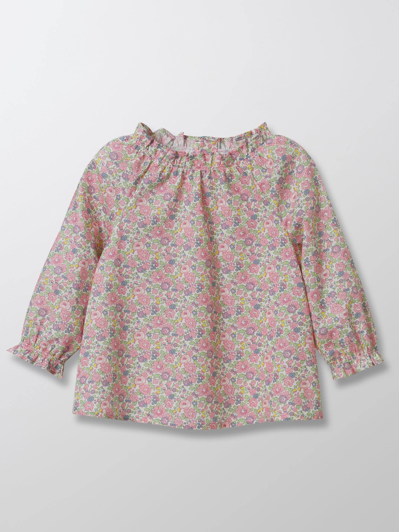 Blouse En Tissu Liberty Betsy Ann Denim Brut