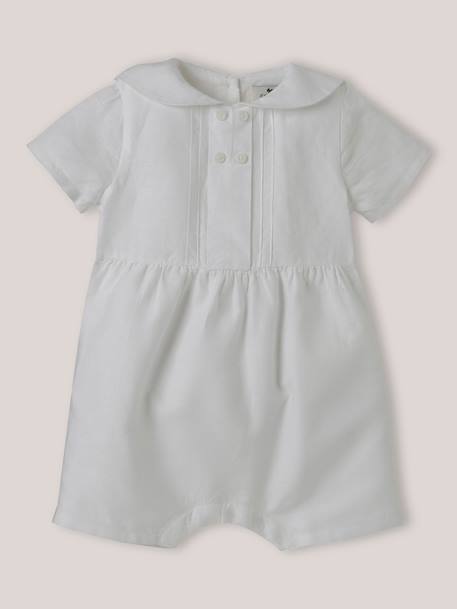 Bébé-Salopette, combinaison-Salopette en lin et coton