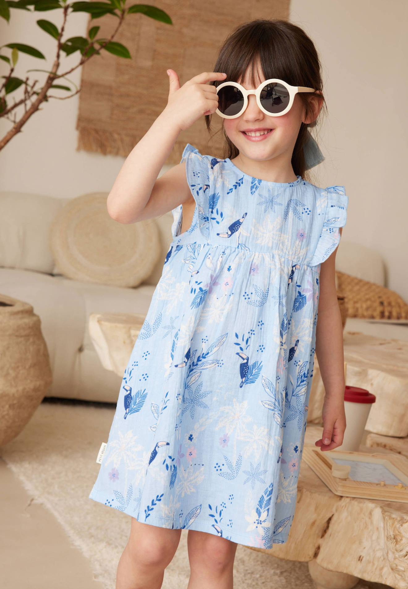 Robe Bébé Bella Chica Bleu