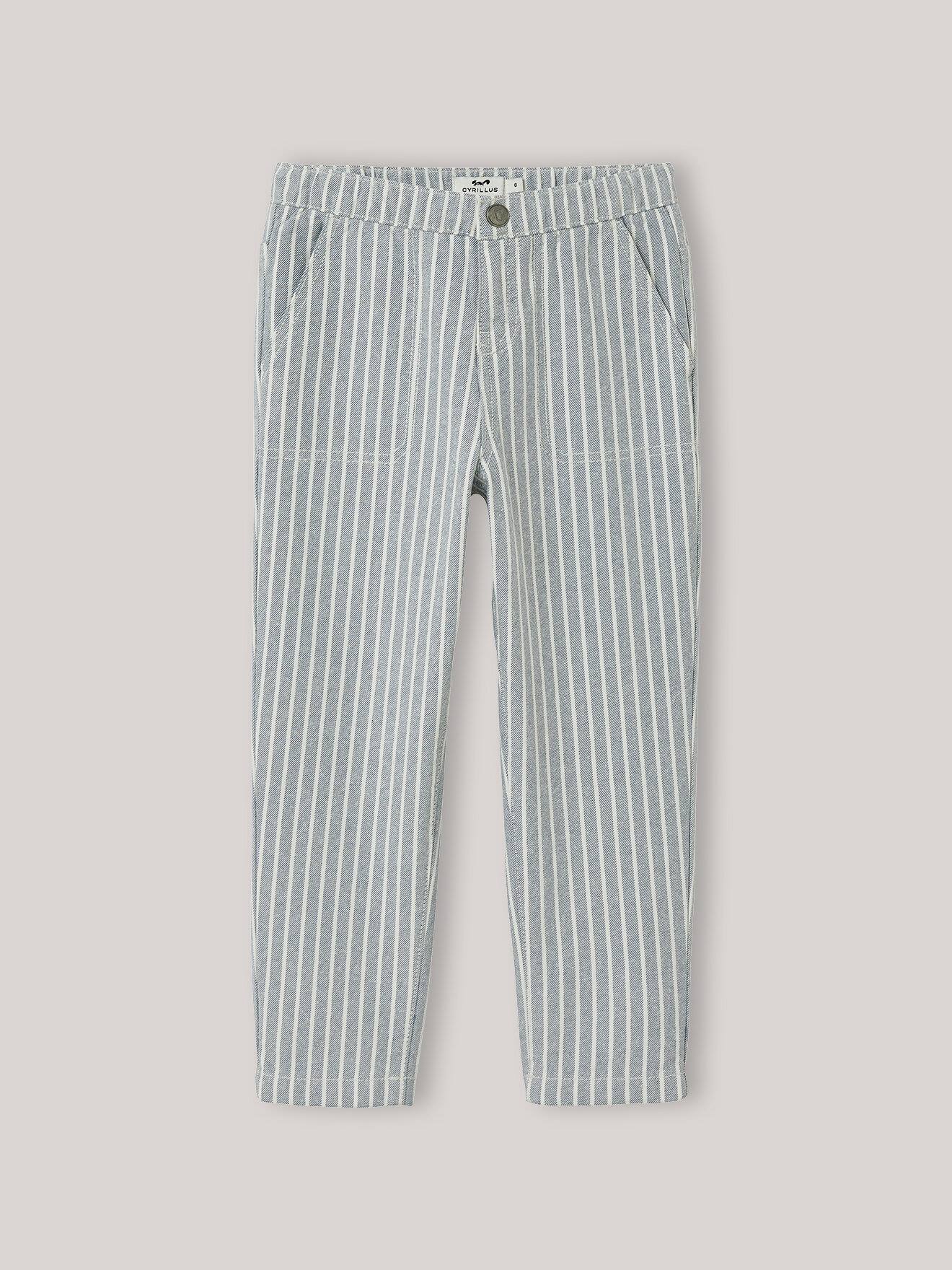 Jean Charpentier - Hickory Stripes Rayure Bleu Grisé