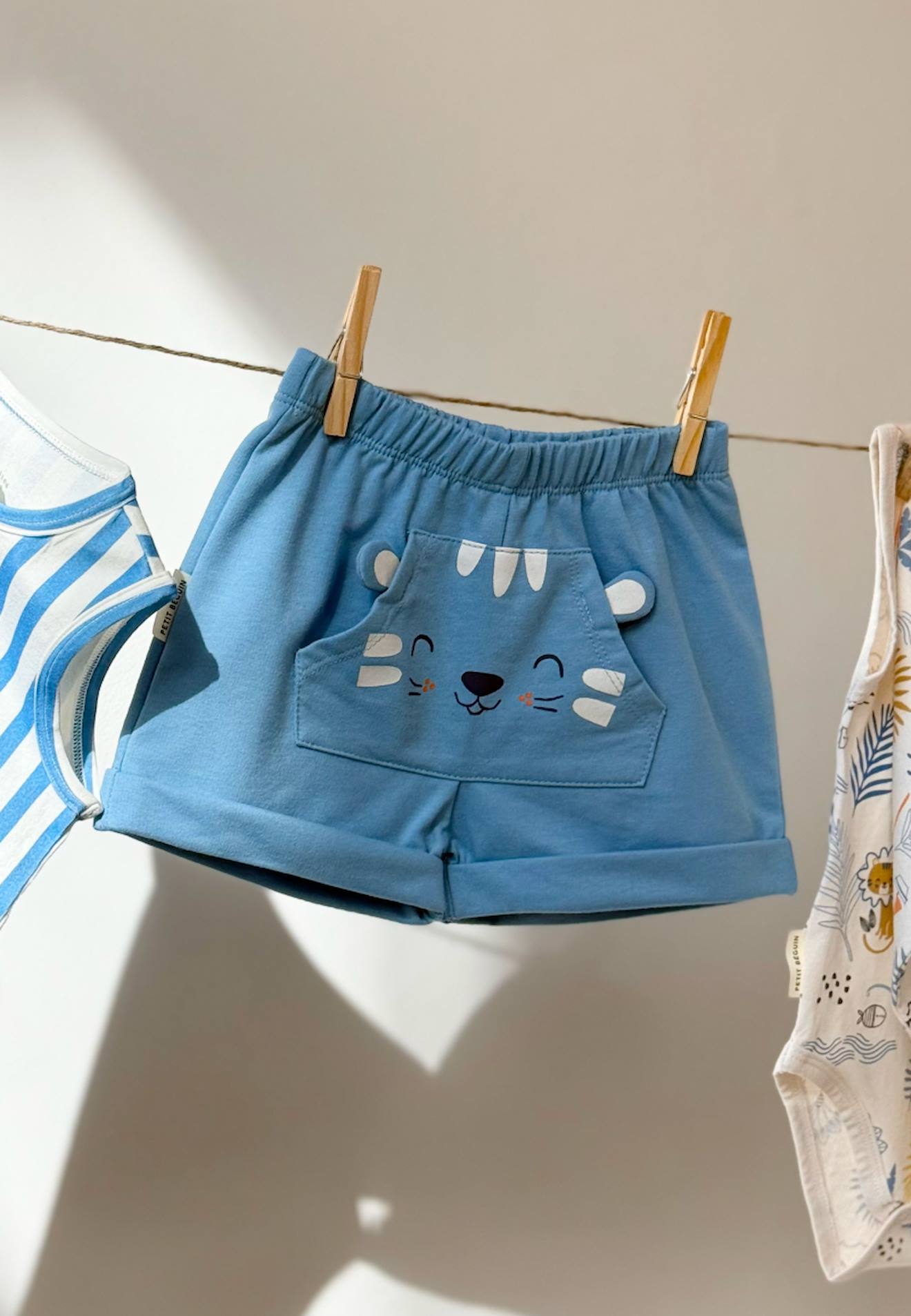 Short Bébé Biscarosse Bleu