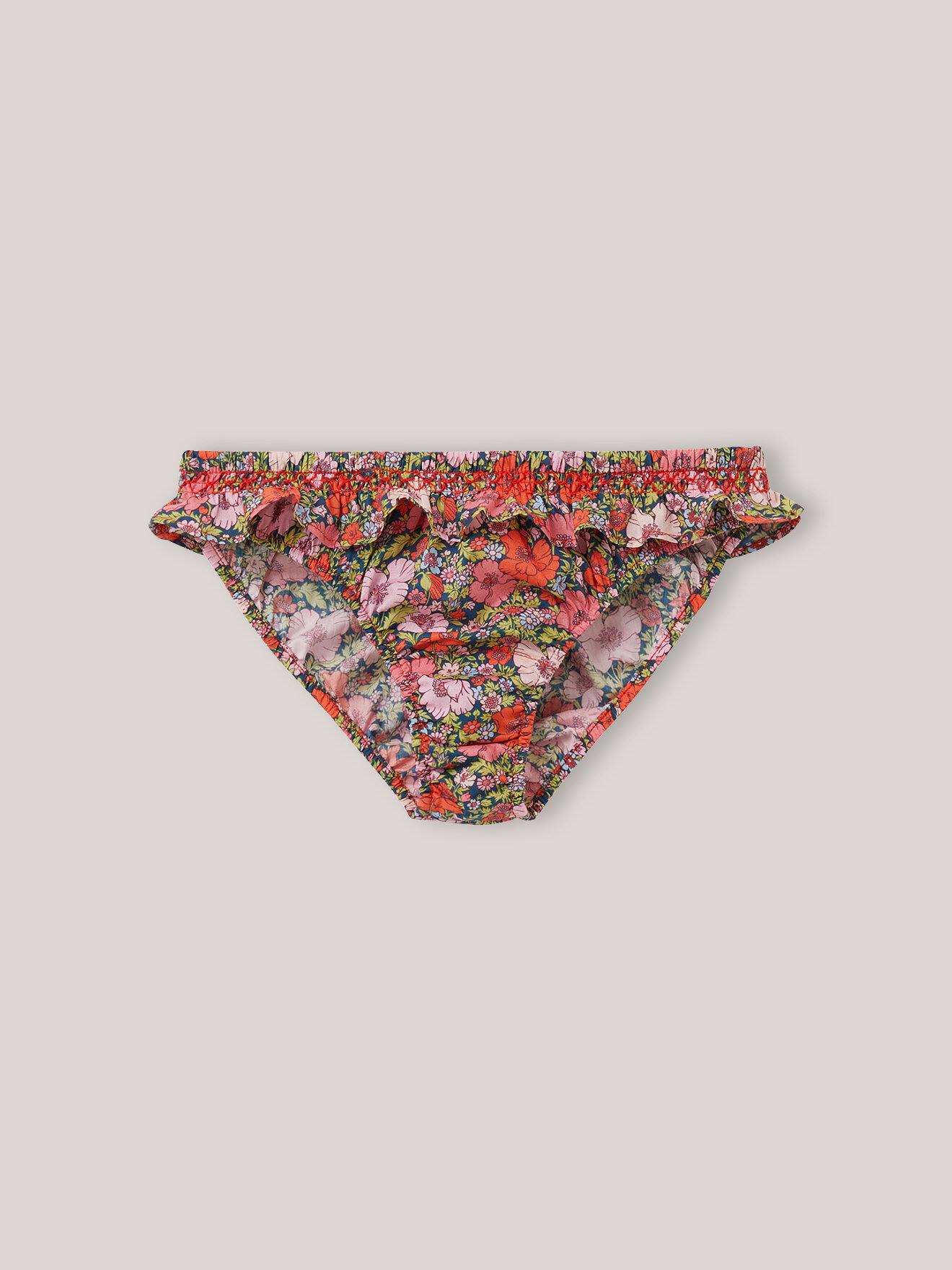 Culotte De Plage En Tissu Liberty Liberty Meadow Song Corail
