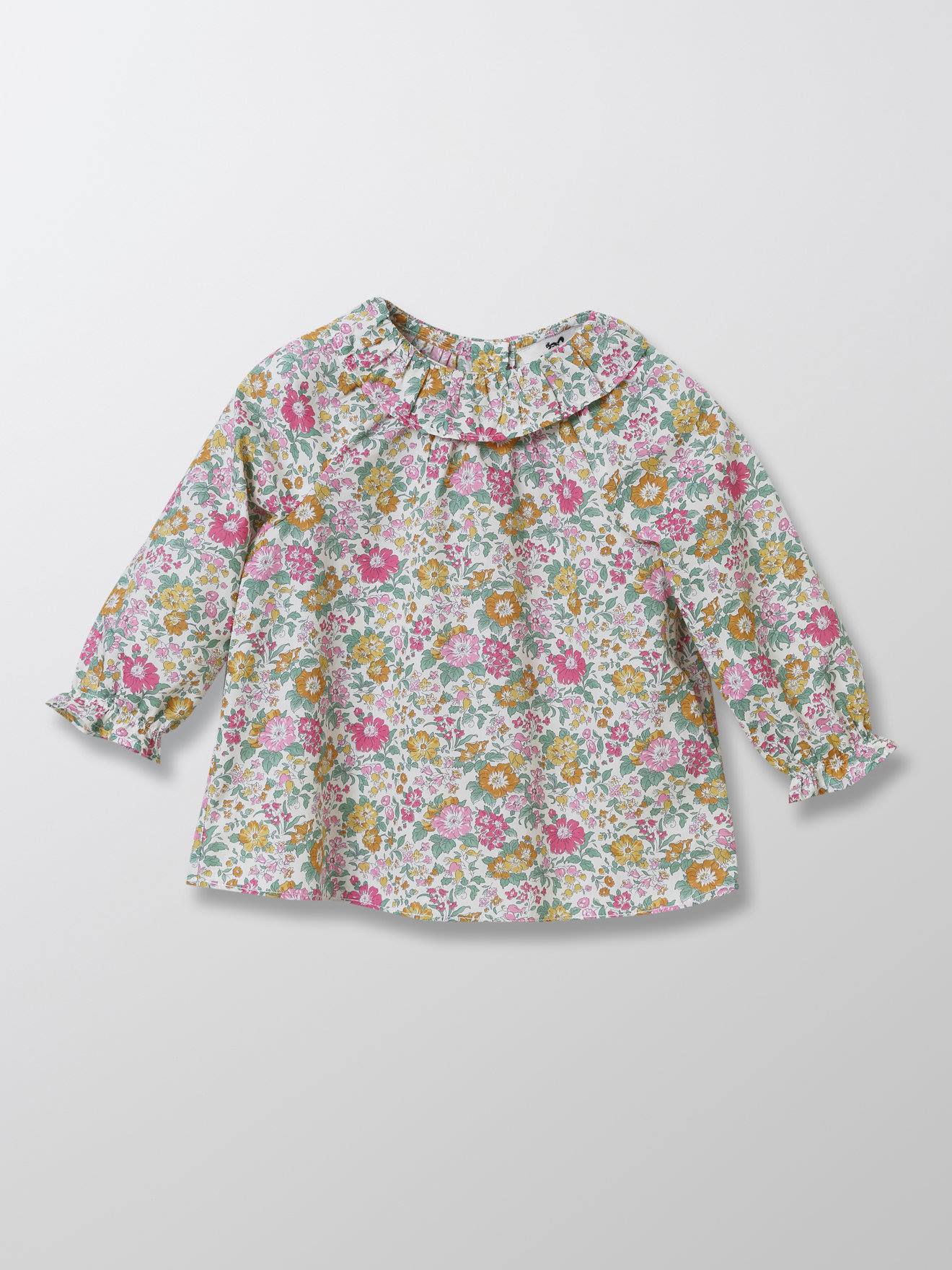Blouse En Tissu Liberty Clare Rich Liberty Clare Rich Ecru