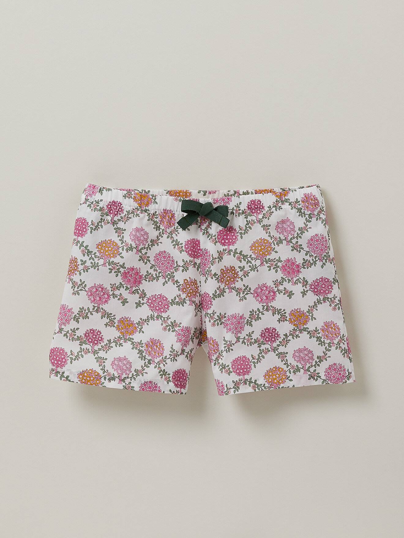 Pyjashort En Tissu Liberty Imprimé Summer Orchard