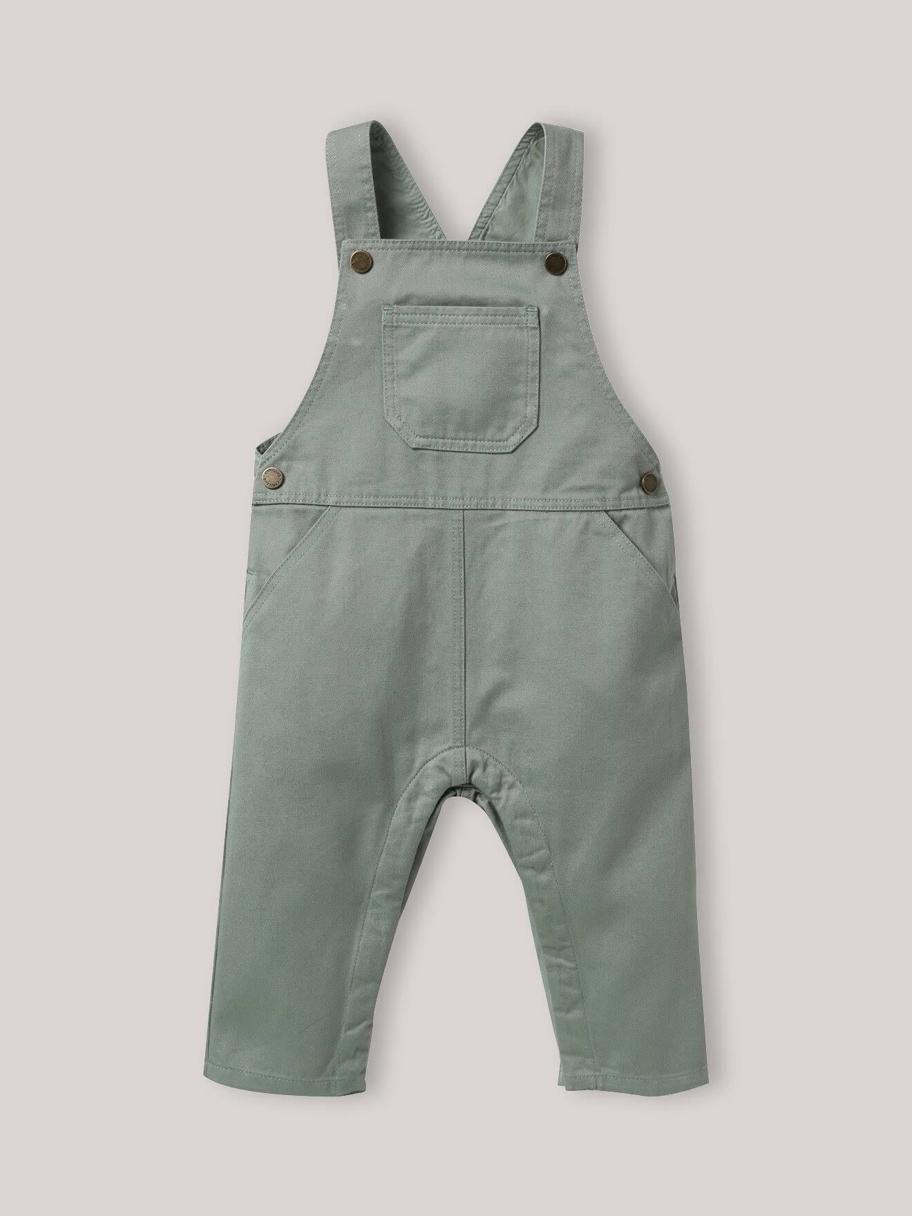 Salopette En Twill Céladon