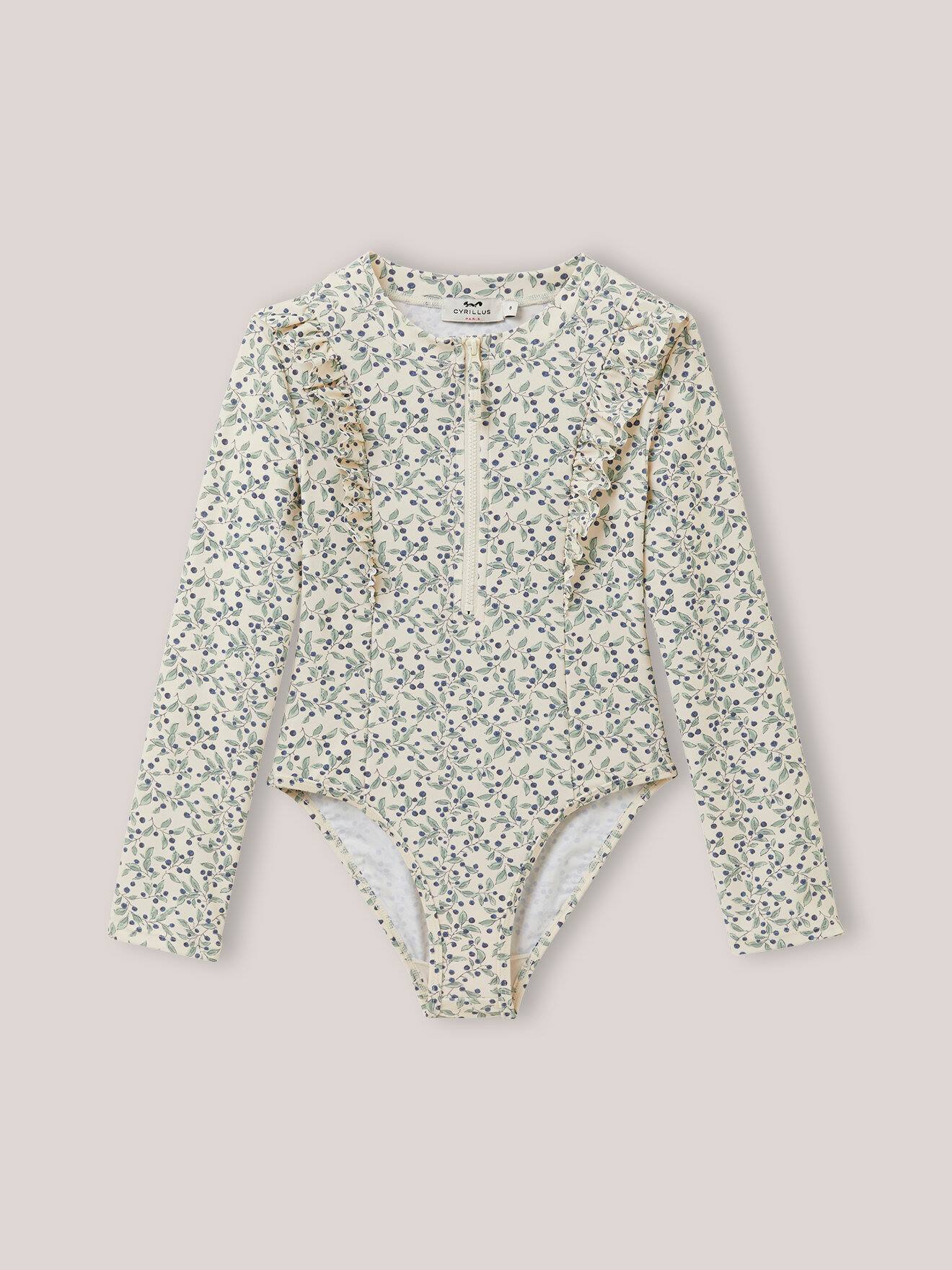 Maillot De Bain Anti-uv - Imprimé Olivia Imprimé Olivia Vert
