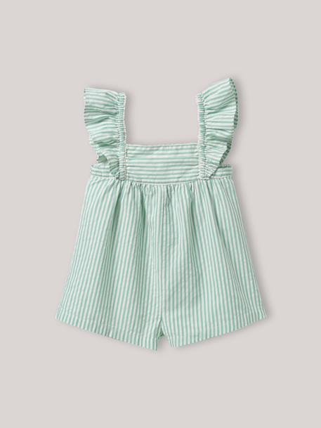 Bébé-Combinaison courte rayée