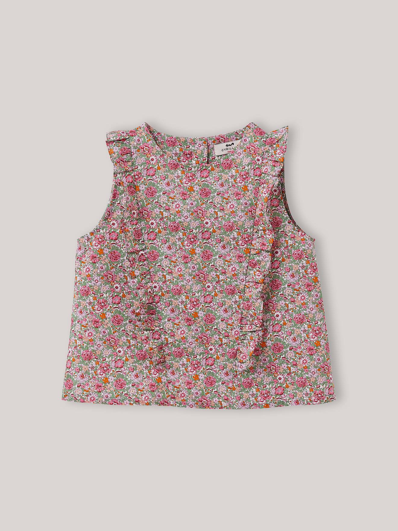 Blouse Sans Manches - Tissu Liberty Liberty Amélie