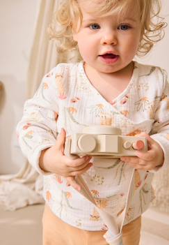 Gilet bébé en gaze de coton sierra  - vertbaudet enfant