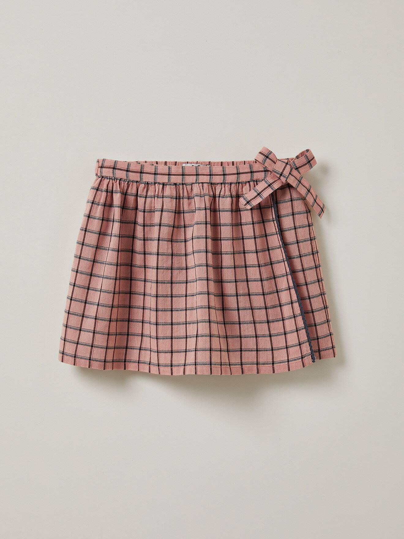 Jupe-short Carreaux Rose