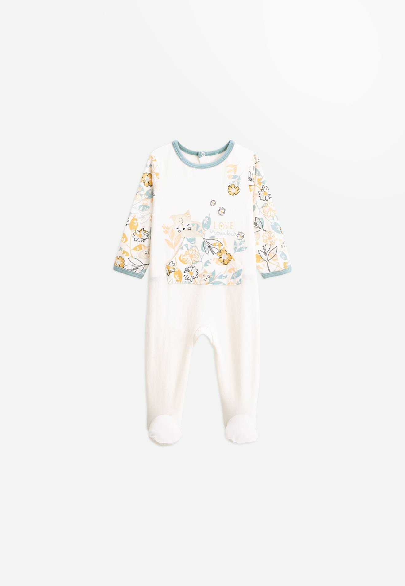 Pyjama Bébé Capucine Ecru