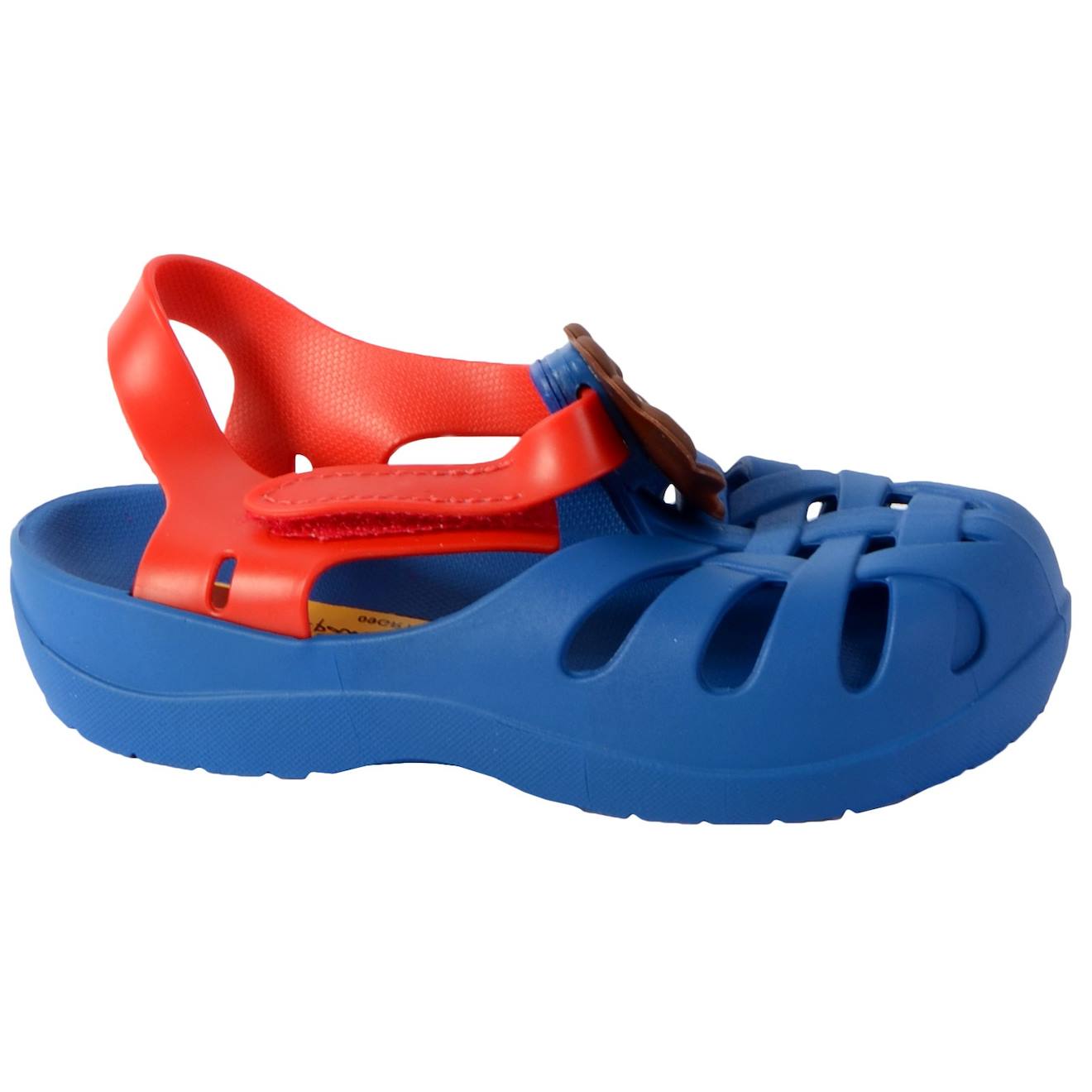 Sandales À Scratch Blue Red