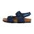 Sandales en cuir  à scratch Militaire+Navy 8 - vertbaudet enfant 