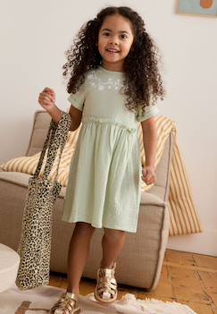 Bébé-Robe, jupe-Robe bébé en gaze de coton arya