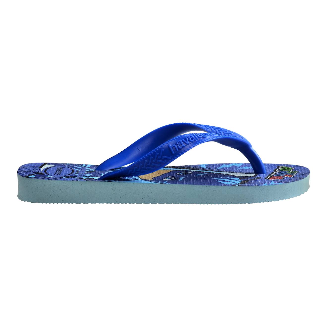 Tongs À Enfiler Bleu