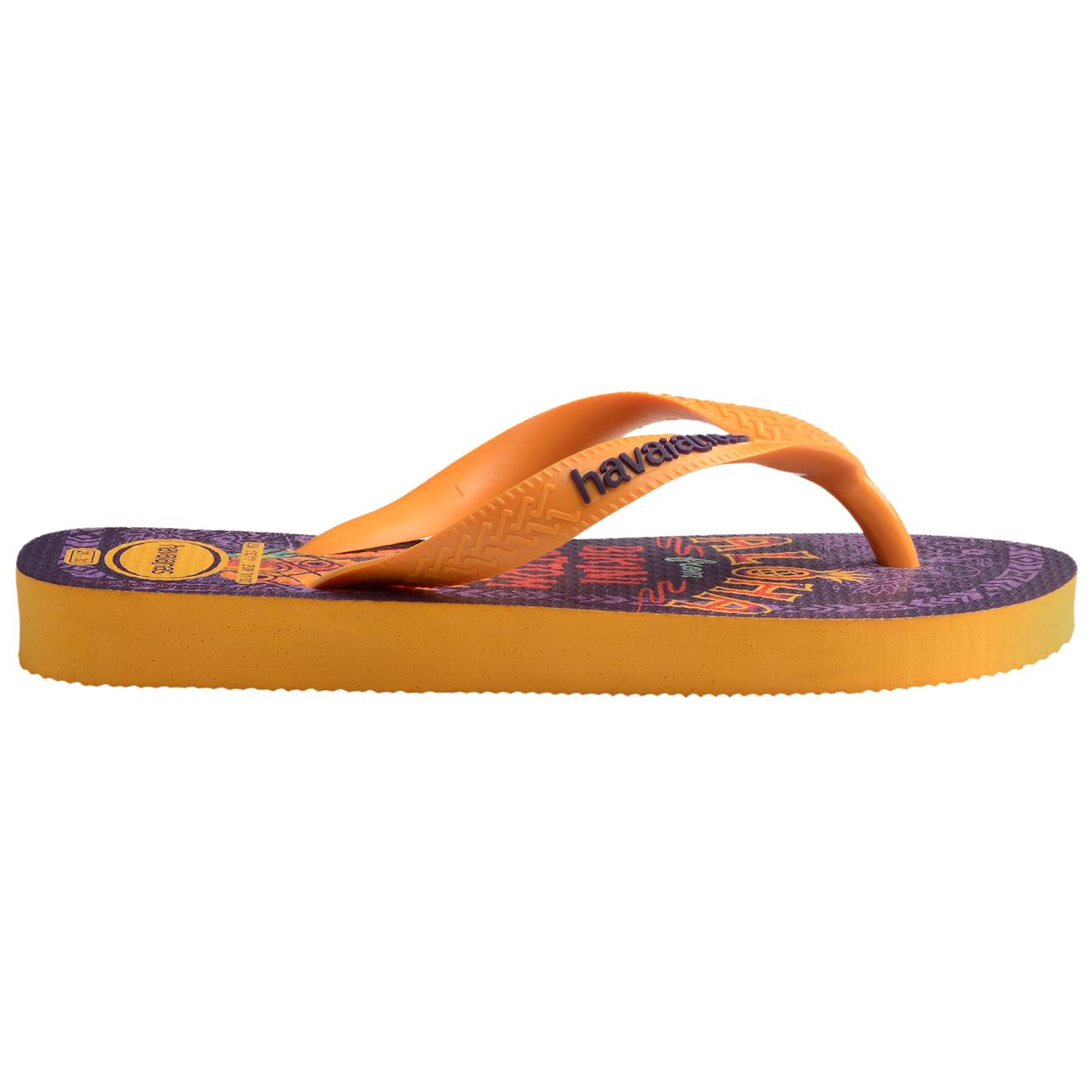 Tongs À Enfiler Orange Citron