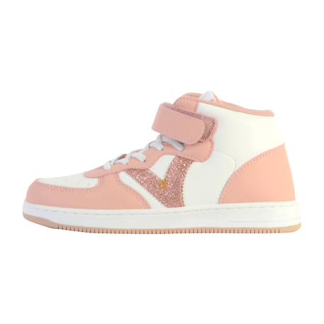 Baskets montantes à scratch Nude+Nude - Blanc 7 - vertbaudet enfant 