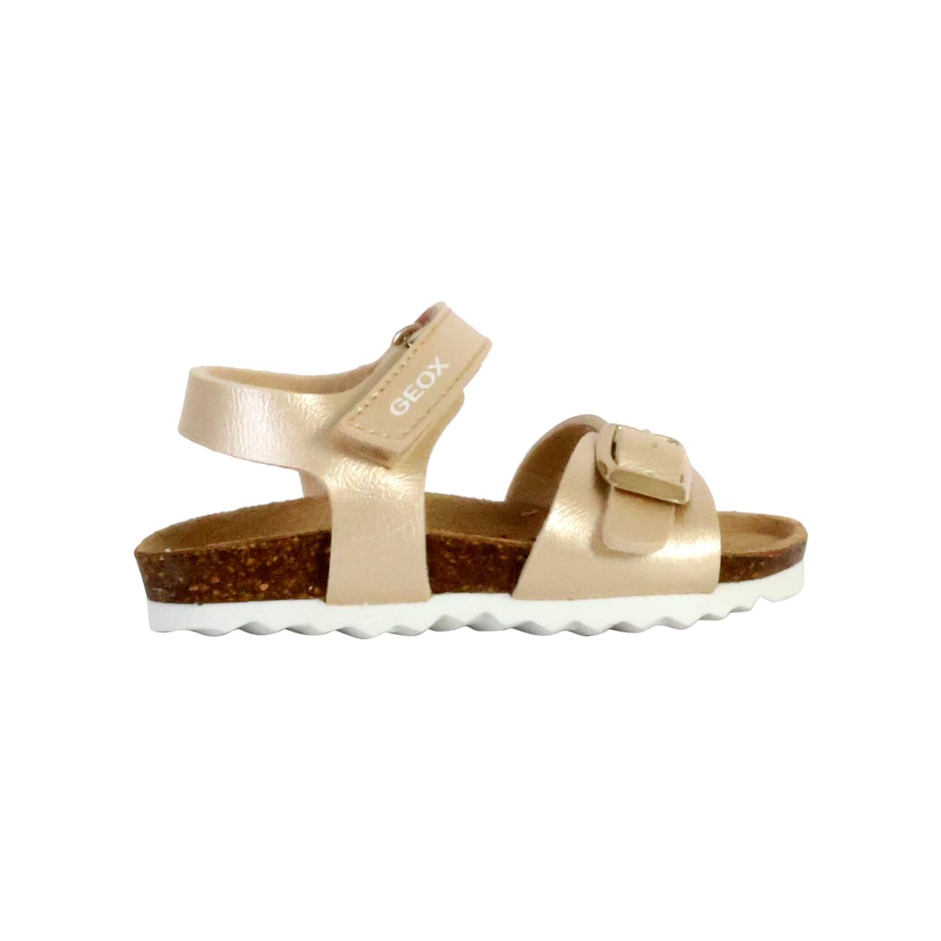 Sandales En Cuir À Scratch Platinum