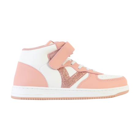 Baskets montantes à scratch Nude+Nude - Blanc 6 - vertbaudet enfant 