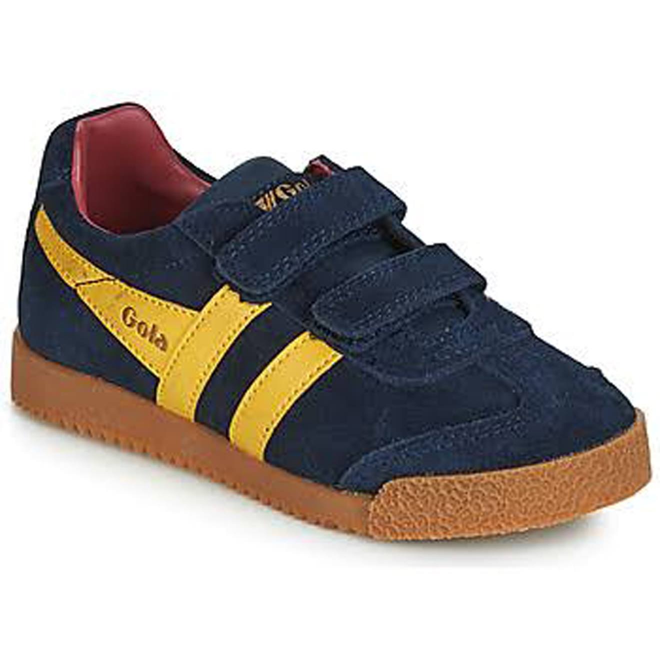 Baskets Basses À Scratch Navy Sun Red