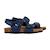 Sandales en cuir  à scratch Militaire+Navy 9 - vertbaudet enfant 