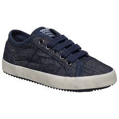 Chaussures-Chaussures fille 23-38-Baskets basses  à lacets  velours