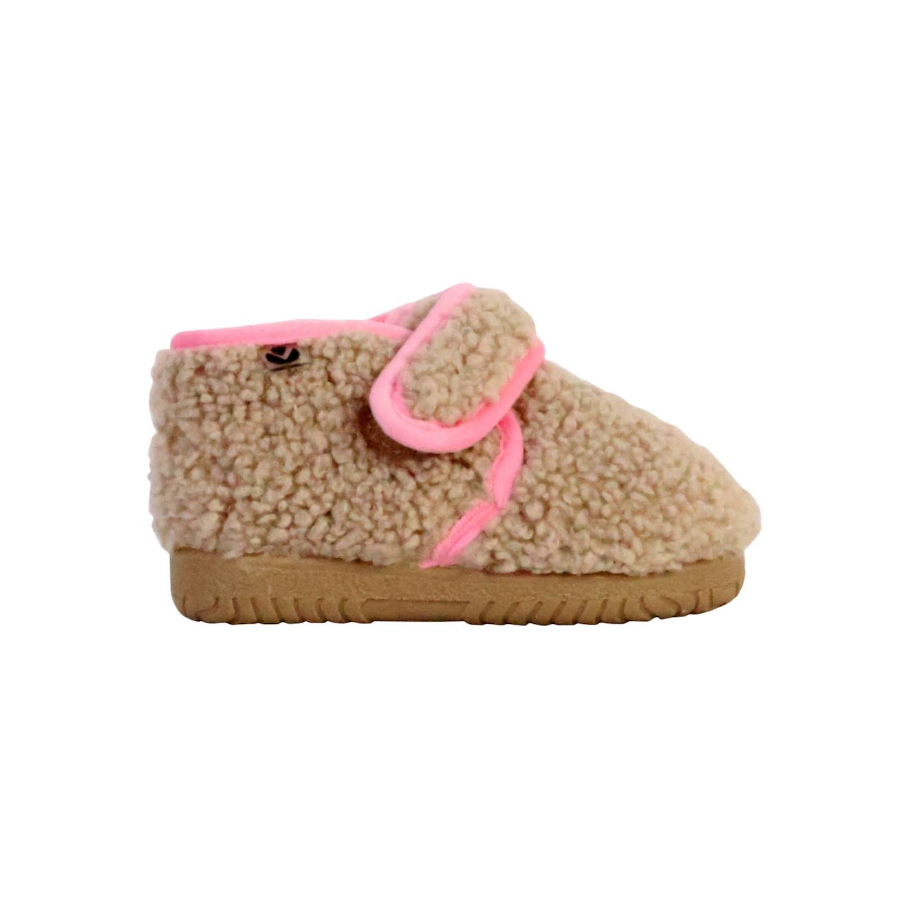 Chaussons À Scratch Beige