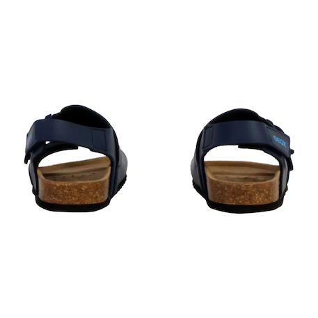 Sandales en cuir  à scratch Militaire+Navy 10 - vertbaudet enfant 