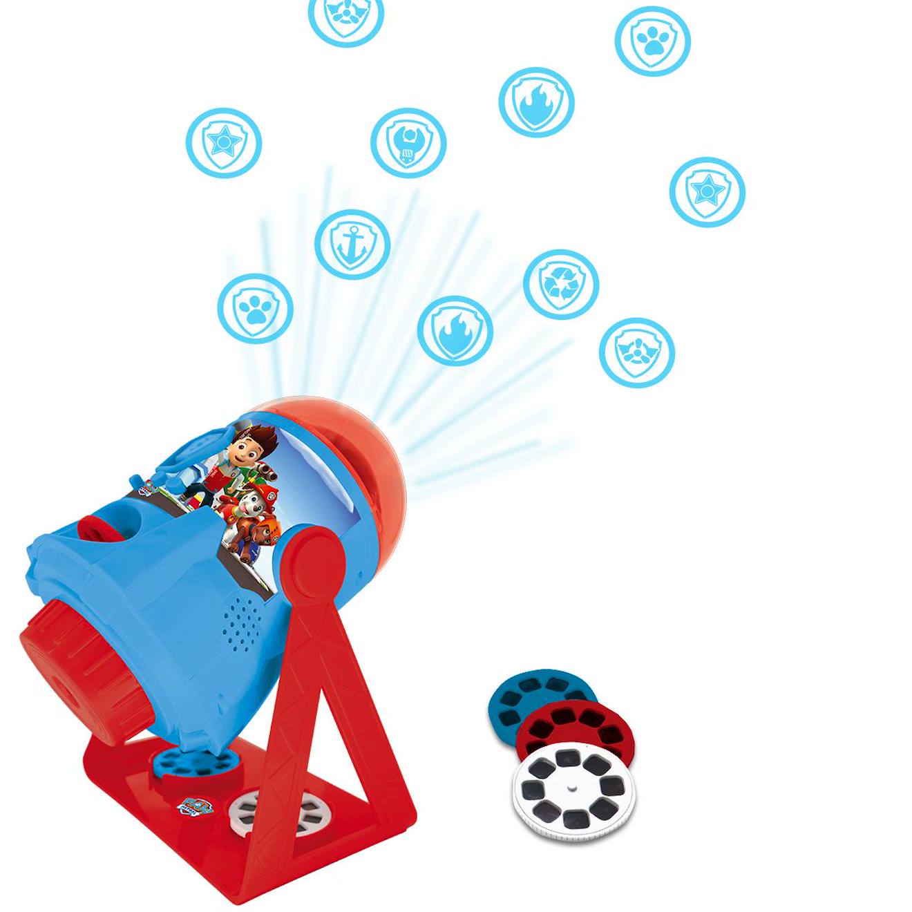 Mes Images À Raconter La Pat Patrouille : Projecteur 360° Avec Sons Bleu
