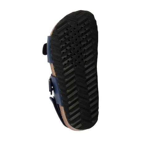 Sandales en cuir  à scratch Militaire+Navy 12 - vertbaudet enfant 