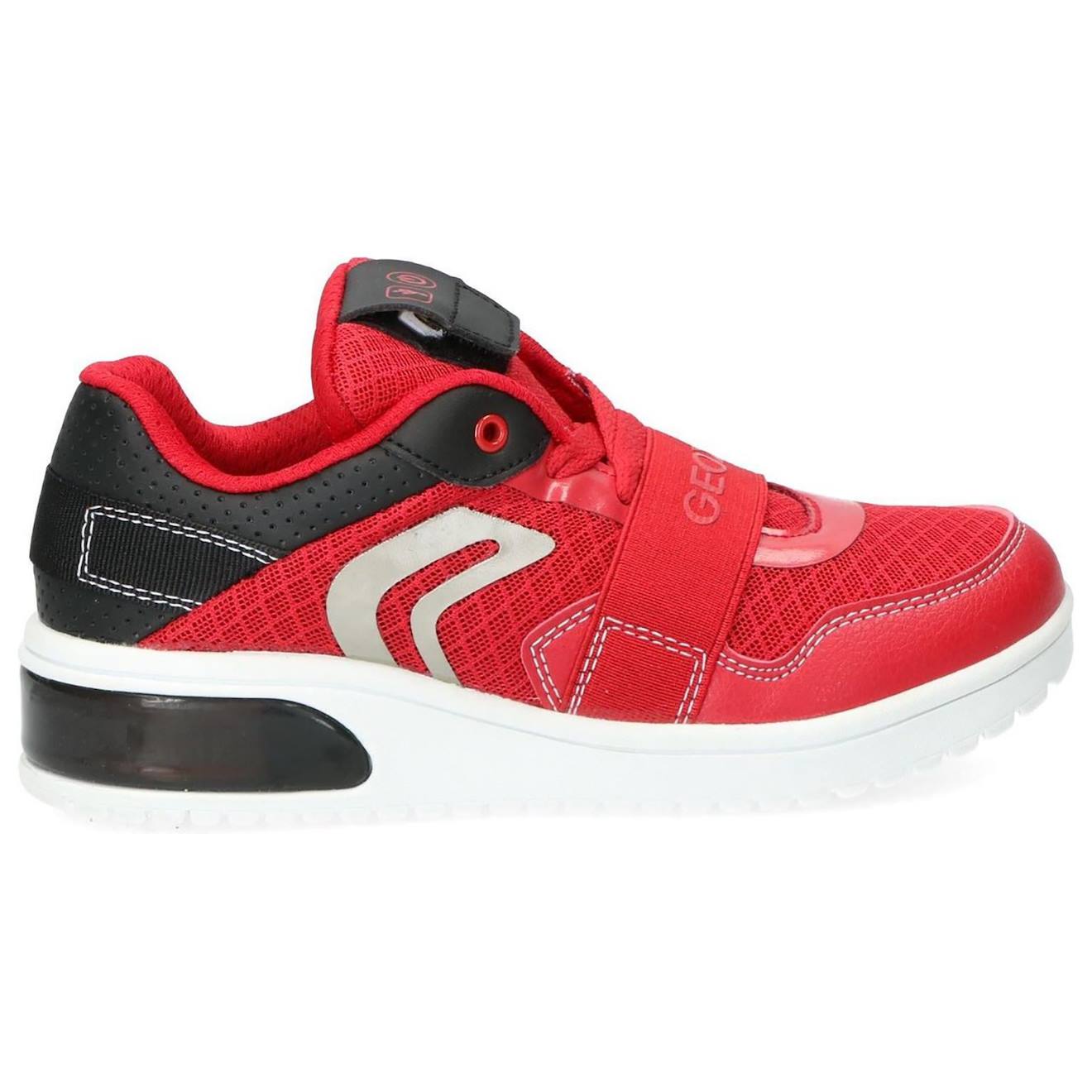 Baskets Basses À Lacets Velours Red Black