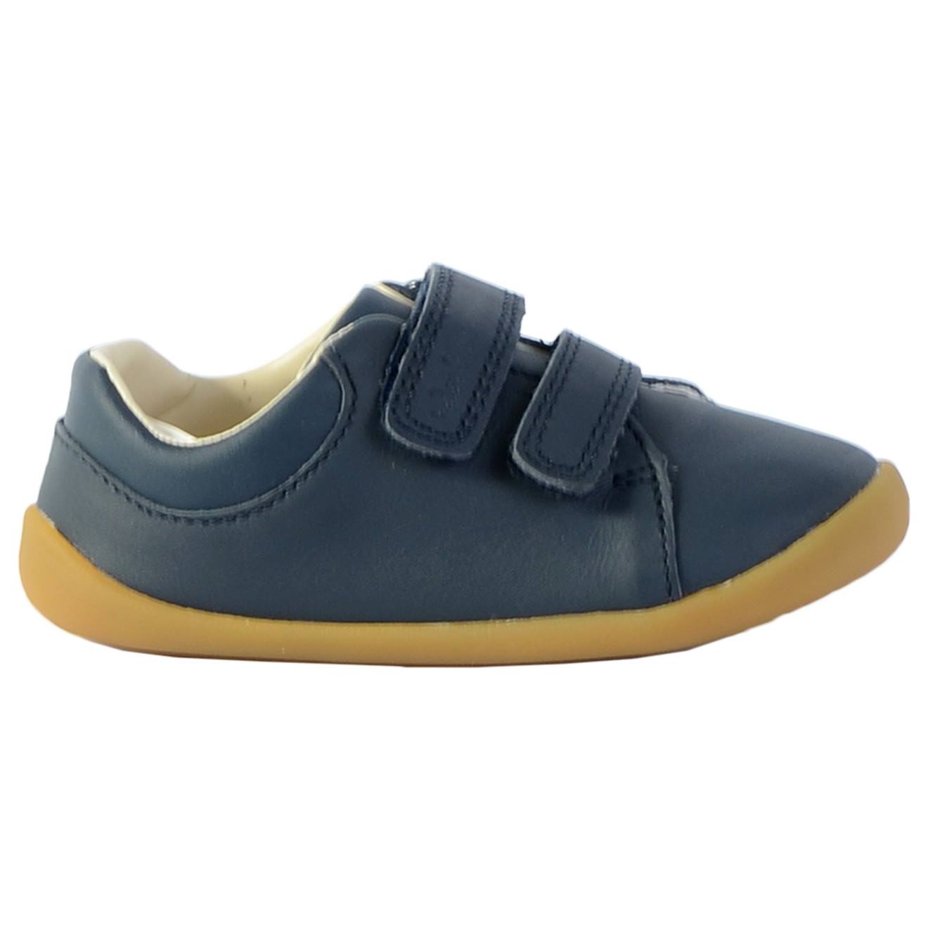 Baskets Basses À Scratch Navy Leather