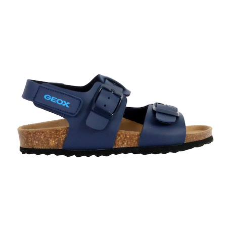 Sandales en cuir  à scratch Militaire+Navy 7 - vertbaudet enfant 