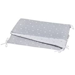 Linge de maison et décoration-Linge de lit bébé-Tour de lit universel et réversible stella