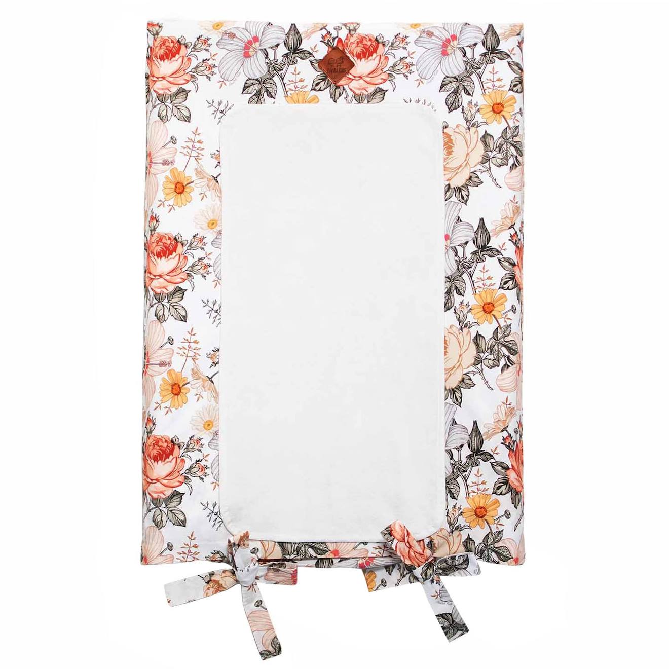 Housse De Matelas À Langer Néo Vintage Néo Vintage Imprimé Floral, Be