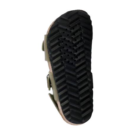 Sandales en cuir  à scratch Militaire+Navy 6 - vertbaudet enfant 
