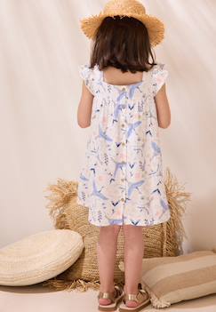 Bébé-Robe, jupe-Robe bébé en gaze de coton tiana