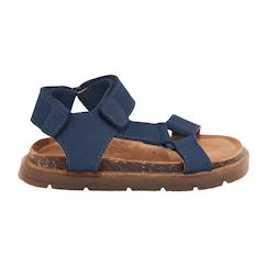 Chaussures-Chaussures garçon 23-38-Sandales en cuir  à scratch