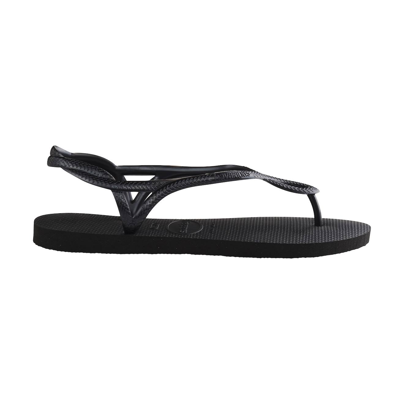 Tongs À Enfiler Noir