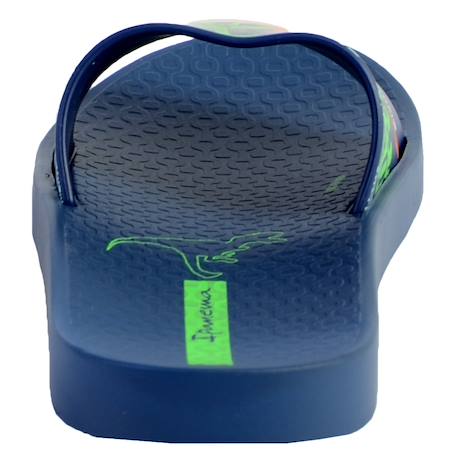 Sandales enfant plates à bout ouvert - légères et confortables Bleu orange jaune+Blue blue+Dark grey grey 7 - vertbaudet enfant 