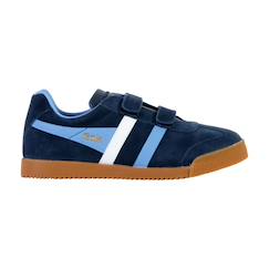 Chaussures-Baskets basses  à scratch  velours