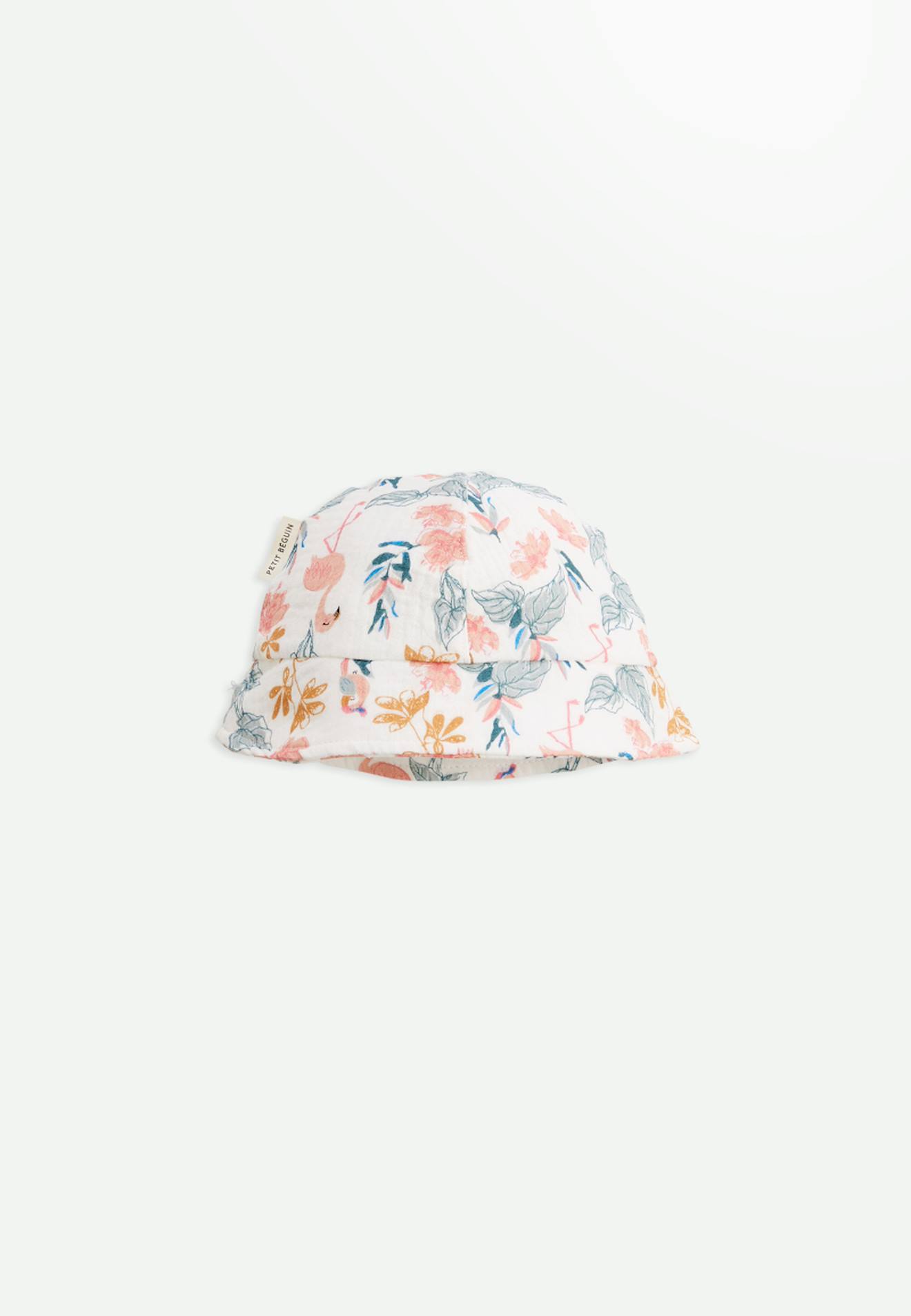 Bob Bébé En Gaze De Coton Flamingo Ecru