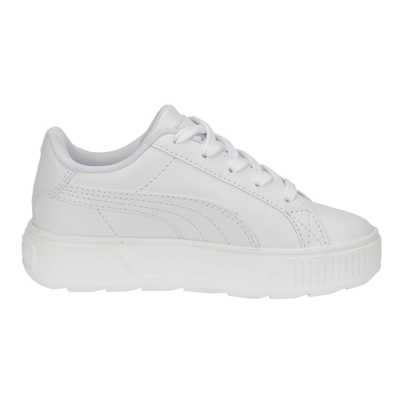 Baskets Basses À Lacets Blanc