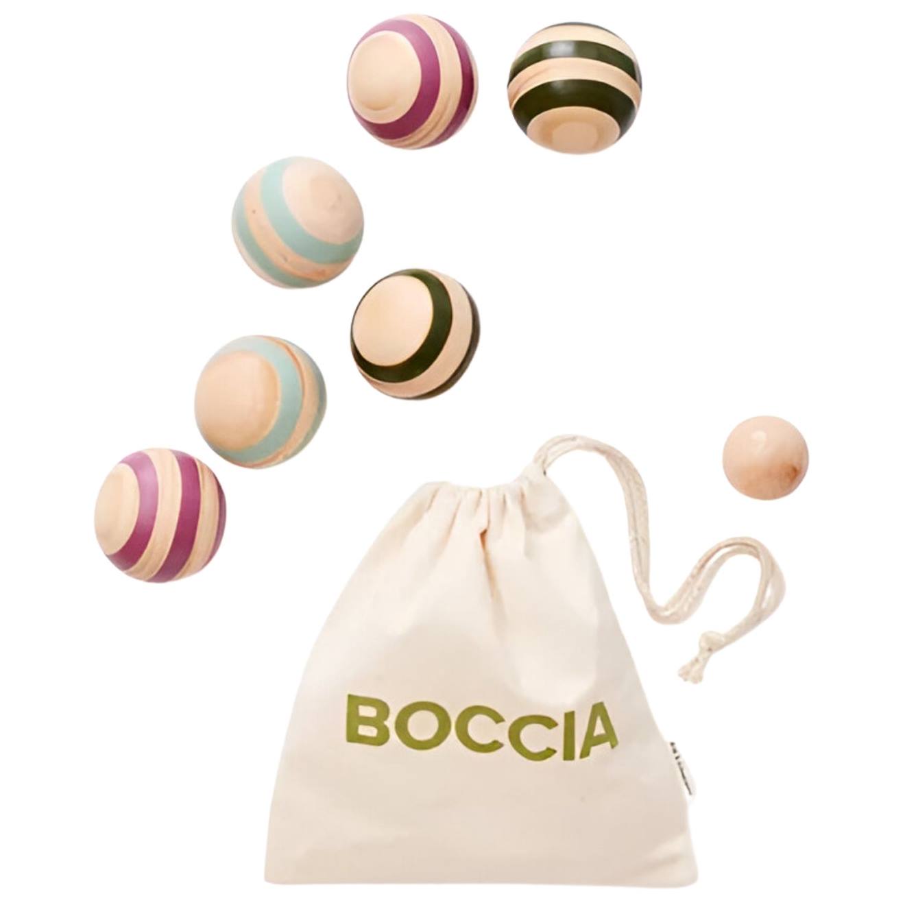 Jeu De Pétanque Boccia Beige, Bleu, Violet